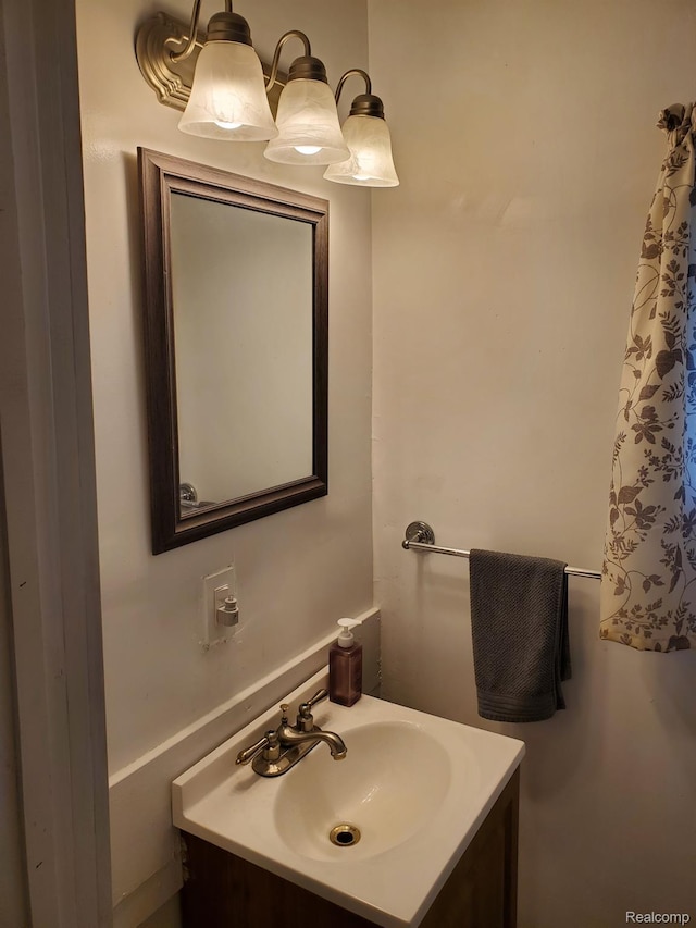 244 S Sherman St, Vassar, MI 48768 - bathroom featuring vanity