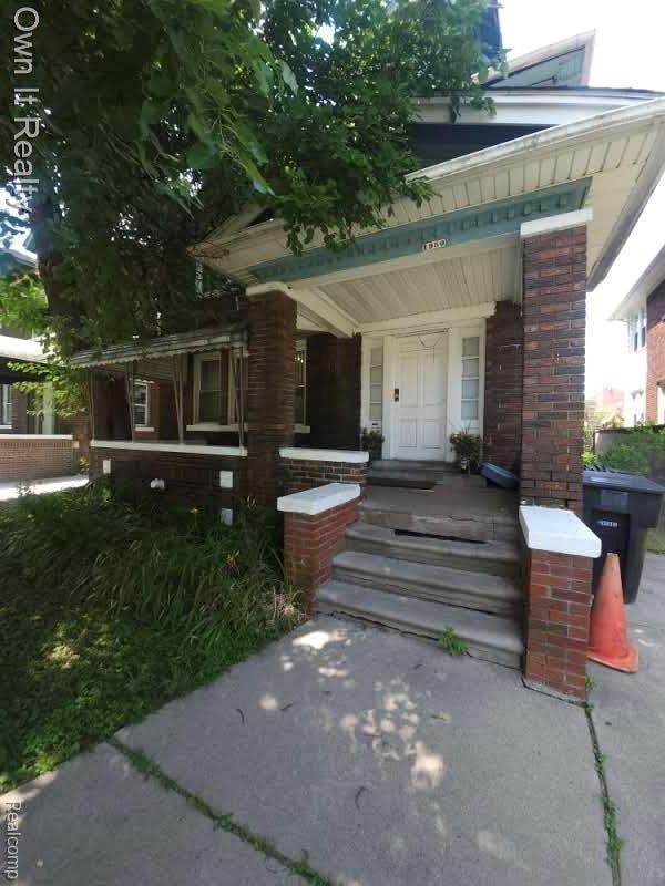 1950 Lawrence St, Detroit, MI 48206 - entrance to property with a porch and brick siding