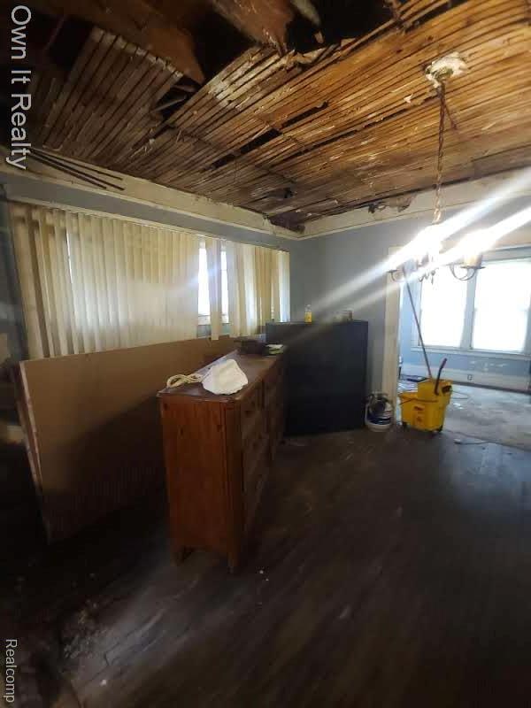 1950 Lawrence St, Detroit, MI 48206 - miscellaneous room featuring heating fuel and wood finished floors