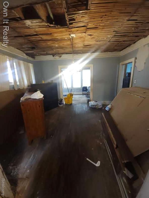 1950 Lawrence St, Detroit, MI 48206 - miscellaneous room with wood finished floors and heating fuel