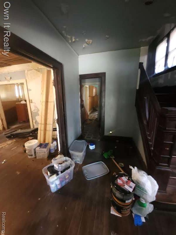 1950 Lawrence St, Detroit, MI 48206 - miscellaneous room featuring wood finished floors