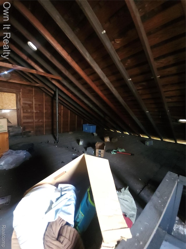 1950 Lawrence St, Detroit, MI 48206 - view of unfinished attic