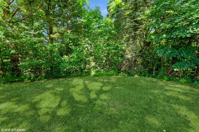 4175 Schmuhl Rd, Coloma, MI 49038 - view of grassy yard featuring a wooded view