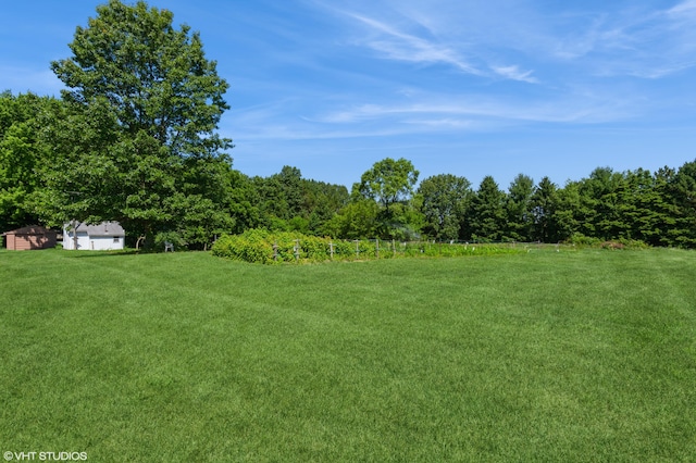 4175 Schmuhl Rd, Coloma, MI 49038 - view of grassy yard with a view of trees