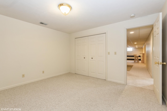 4175 Schmuhl Rd, Coloma, MI 49038 - unfurnished bedroom featuring light colored carpet, recessed lighting, and a closet