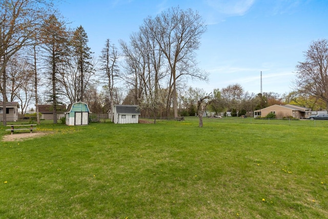 3116 E Apple Ave, Muskegon, MI 49442 - view of yard featuring a storage shed