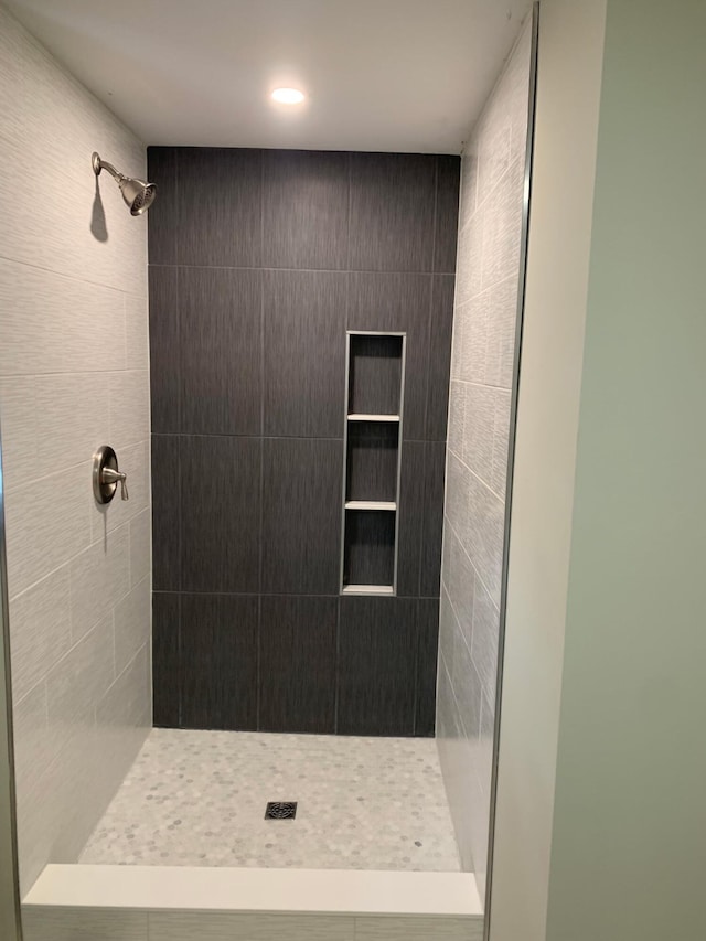 512 Green St, Dowagiac, MI 49047 - full bath featuring a tile shower