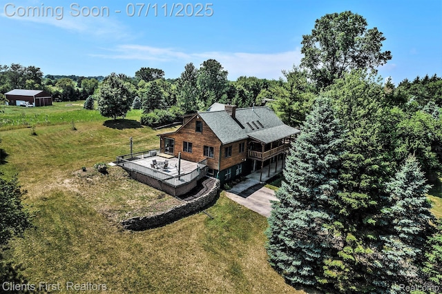 16501 Winters Rd, Grass Lake, MI 49240 - view from above of property