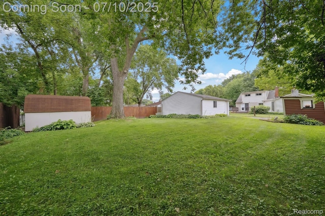 4309 Marr Ave, Warren, MI 48091 - view of yard with a storage unit