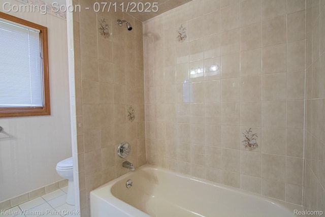 48600 Meadowcrest Dr, Macomb, MI 48044 - full bathroom featuring tile patterned floors and  shower combination
