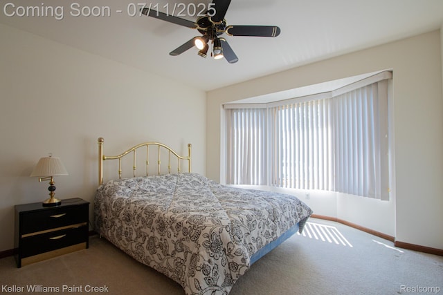 48600 Meadowcrest Dr, Macomb, MI 48044 - bedroom with carpet flooring and ceiling fan
