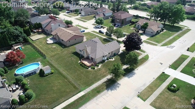 48600 Meadowcrest Dr, Macomb, MI 48044 - aerial perspective of suburban area