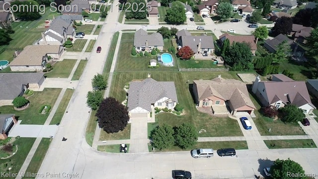 48600 Meadowcrest Dr, Macomb, MI 48044 - aerial view of property's location with nearby suburban area