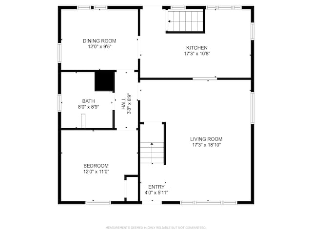 1402 Gracel St, Jackson, MI 49202 - view of home floor plan