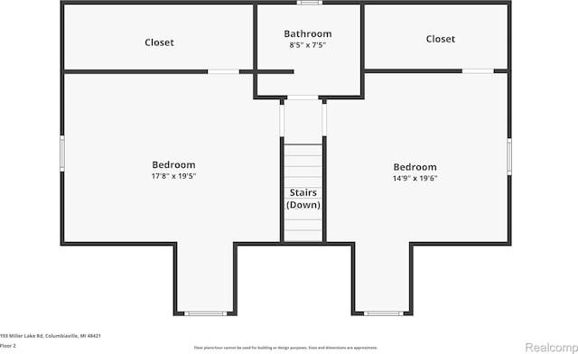 193 Miller Lake Rd, Columbiaville, MI 48421 - view of home floor plan