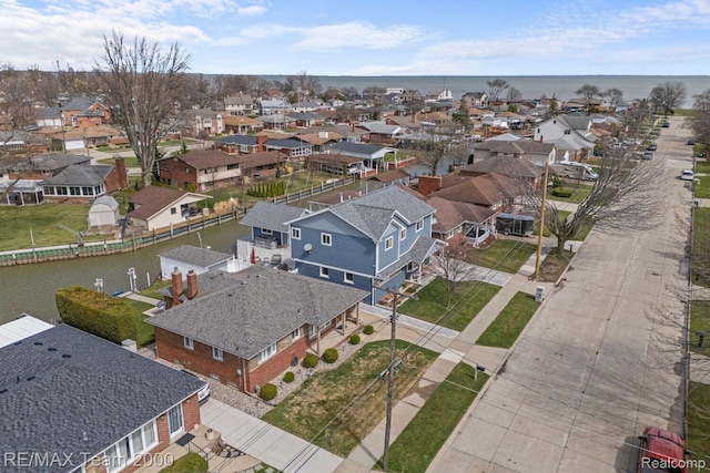 22543 E 11 Mile Rd, Saint Clair Shores, MI 48081 - aerial view of residential area with a nearby body of water