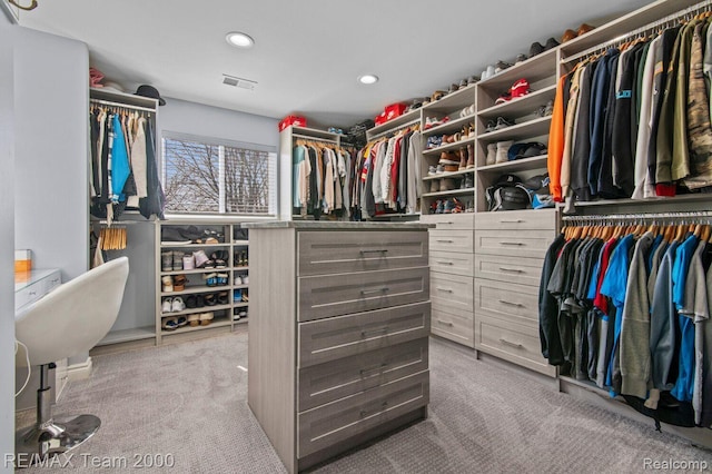 22543 E 11 Mile Rd, Saint Clair Shores, MI 48081 - spacious closet featuring carpet floors