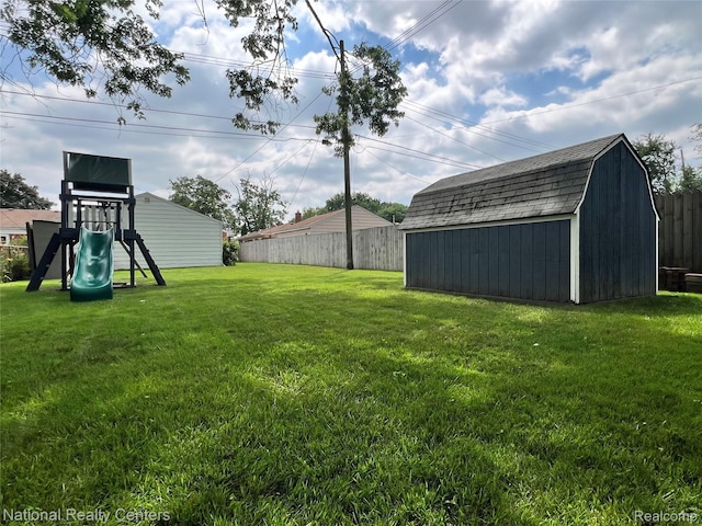 4436 Tulane St, Dearborn Heights, MI 48125 - view of yard featuring a shed and a playground