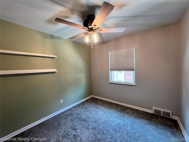 4436 Tulane St, Dearborn Heights, MI 48125 - spare room featuring carpet flooring and a ceiling fan