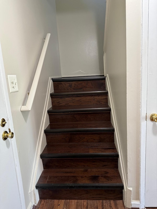 44497 Savery Dr, Canton, MI 48187 - stairs with wood finished floors