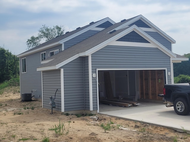 LOT128 Old Farm Dr, Wayland, MI 49348 - view of home's exterior featuring concrete driveway, a shingled roof, and a garage