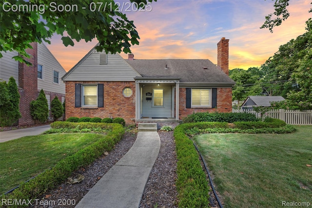 23167 Cromwell St, Canton, MI 48128 - bungalow-style house with brick siding and a chimney