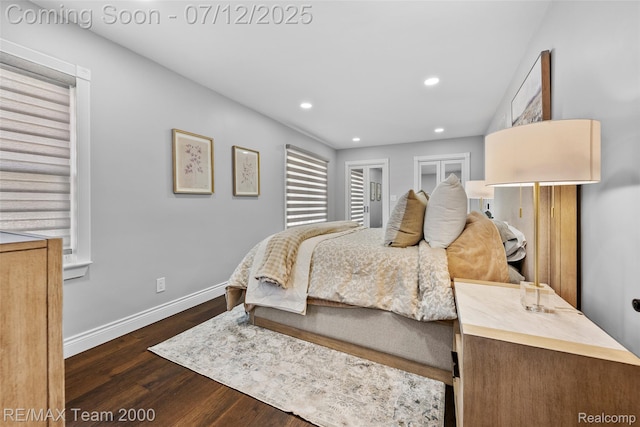23167 Cromwell St, Canton, MI 48128 - bedroom featuring dark wood-type flooring and recessed lighting