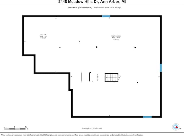 2448 Meadow Hills Dr, Ann Arbor, MI 48108 - view of floor plan / room layout