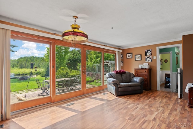 753 Vaniman Island Dr, Brooklyn, MI 49230 - living area with light wood finished floors