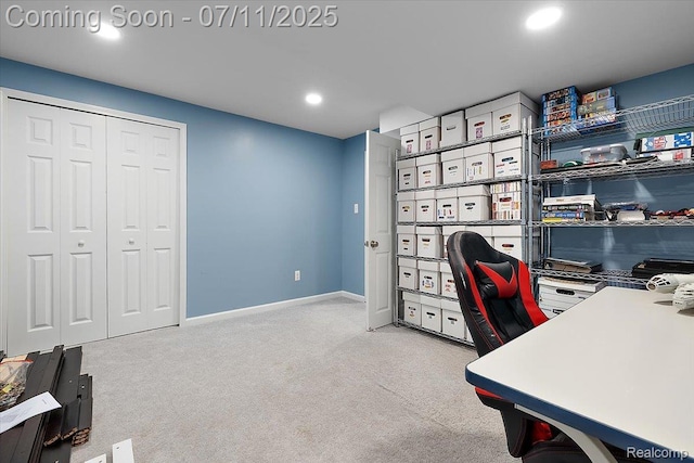 2403 Red Maple Ct, Troy, MI 48098 - office space with carpet flooring and recessed lighting