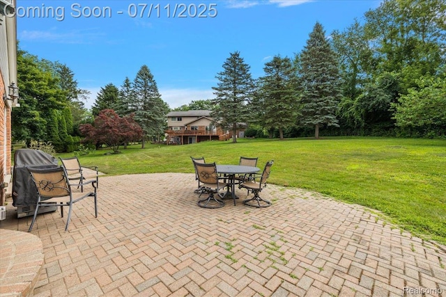 2403 Red Maple Ct, Troy, MI 48098 - view of patio / terrace with outdoor dining space and area for grilling