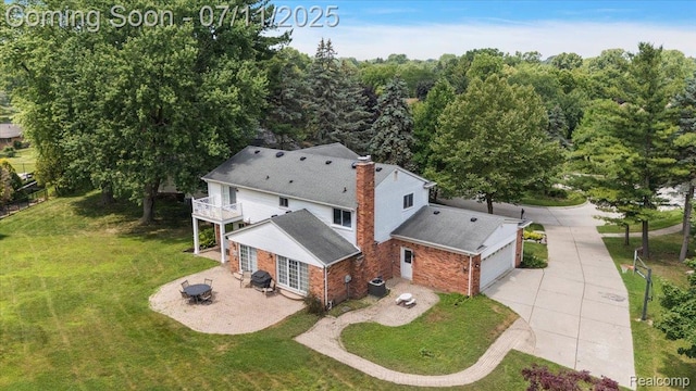 2403 Red Maple Ct, Troy, MI 48098 - view from above of property