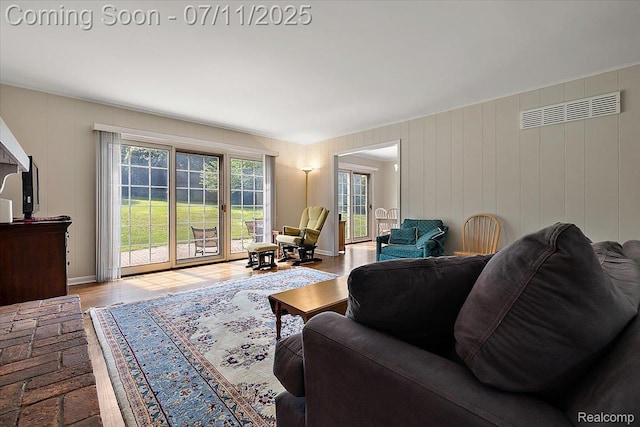 2403 Red Maple Ct, Troy, MI 48098 - living room with wood finished floors