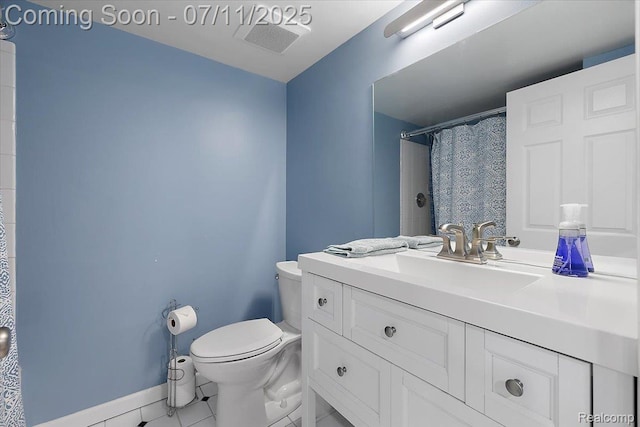 2403 Red Maple Ct, Troy, MI 48098 - bathroom with vanity and tile patterned flooring
