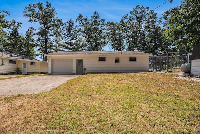 193 S Emerson Dr, Branch, MI 49402 - view of front of property featuring concrete driveway and a garage