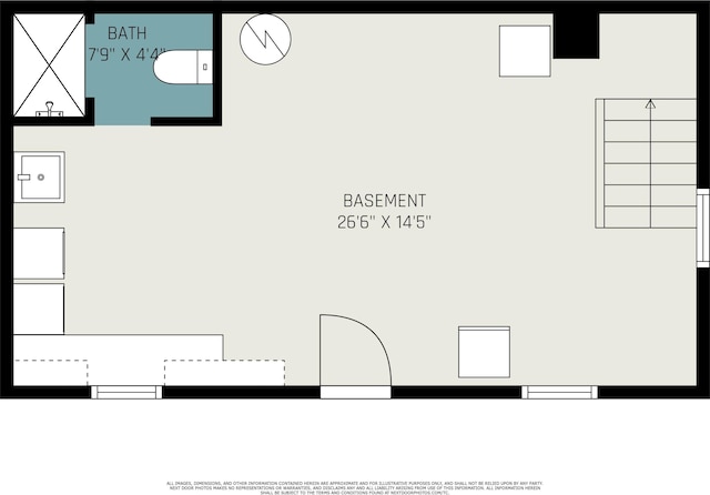 193 S Emerson Dr, Branch, MI 49402 - view of room layout