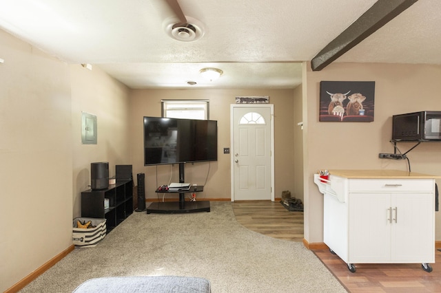 1620 Ontario Rd, Niles, MI 49120 - living area with baseboards and wood finished floors