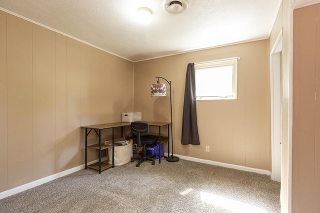 1620 Ontario Rd, Niles, MI 49120 - carpeted office featuring crown molding and baseboards