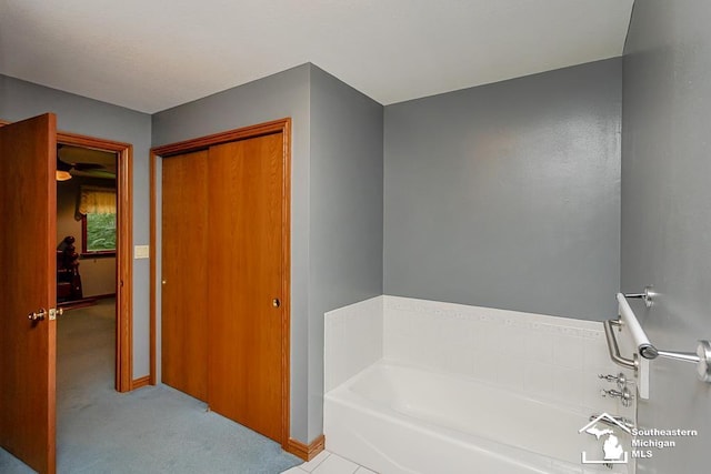 5237 Emerson Dr, Ottawa Lake, MI 49267 - full bathroom with a garden tub and baseboards
