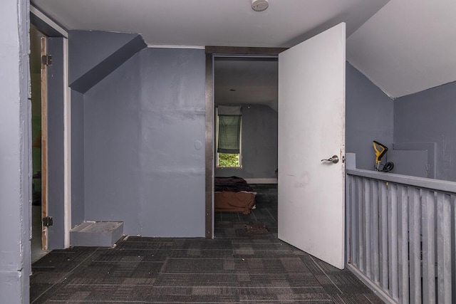 1228 Wells Pl, Kalamazoo, MI 49001 - additional living space featuring carpet flooring and vaulted ceiling