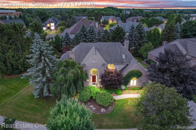 3565 Heron Ridge Dr, Rochester Hills, MI 48309 - aerial view of property and surrounding area