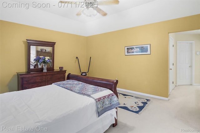 3565 Heron Ridge Dr, Rochester Hills, MI 48309 - carpeted bedroom featuring baseboards and ceiling fan