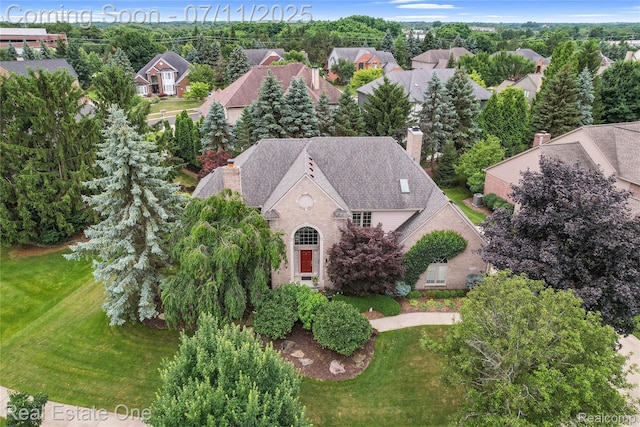 3565 Heron Ridge Dr, Rochester Hills, MI 48309 - aerial perspective of suburban area