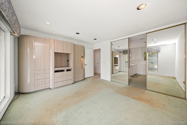 4724 Tara Ct, West Bloomfield, MI 48323 - unfurnished bedroom with light carpet and recessed lighting
