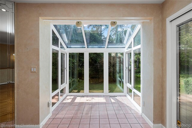 4724 Tara Ct, West Bloomfield, MI 48323 - unfurnished sunroom with plenty of natural light and french doors
