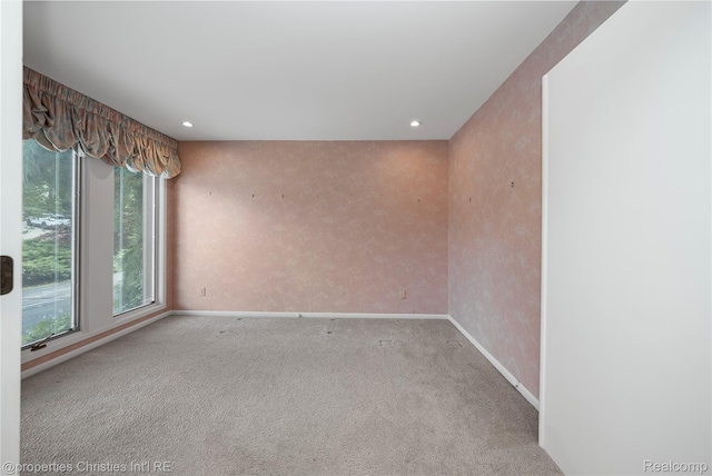 4724 Tara Ct, West Bloomfield, MI 48323 - empty room featuring carpet flooring and recessed lighting