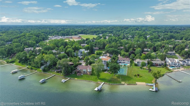 4724 Tara Ct, West Bloomfield, MI 48323 - drone / aerial view of a nearby body of water