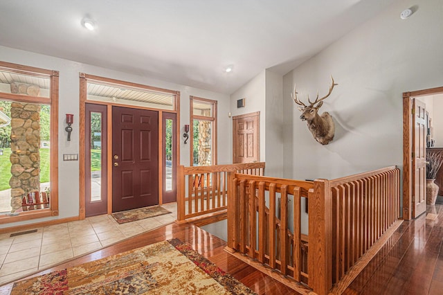 481 Seminole Rd, Norton Shores, MI 49444 - entryway with healthy amount of natural light and lofted ceiling