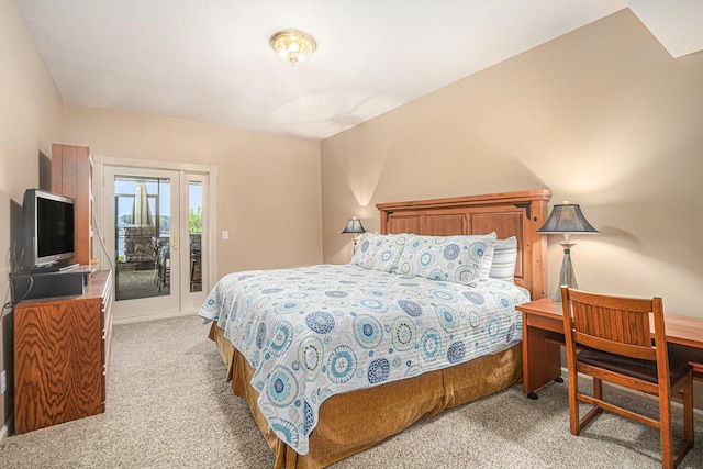 481 Seminole Rd, Norton Shores, MI 49444 - bedroom with light colored carpet and access to outside