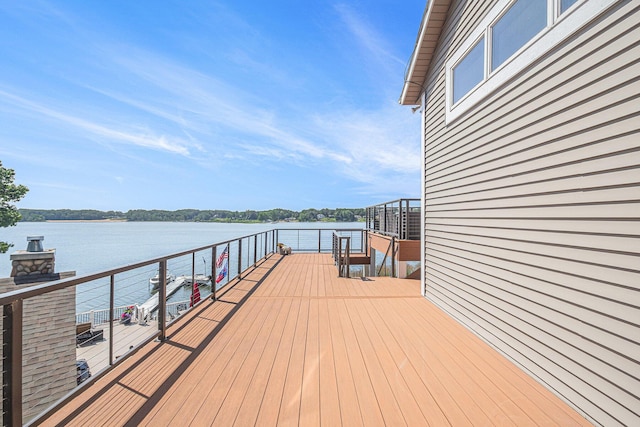481 Seminole Rd, Norton Shores, MI 49444 - deck with a water view